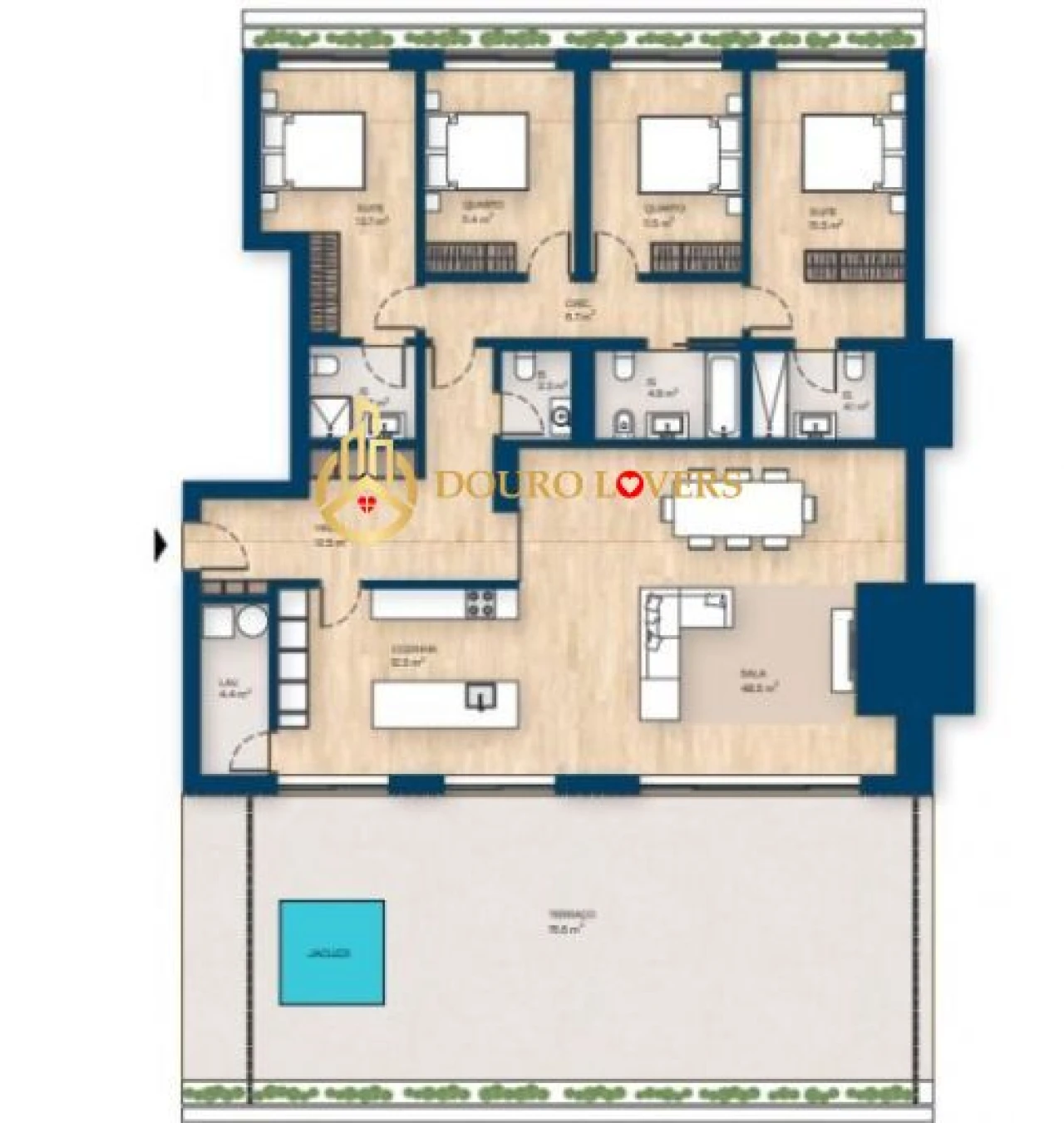 Apartamento T4 para Venda em Santa Marinha e São Pedro da Afurada Foto 23