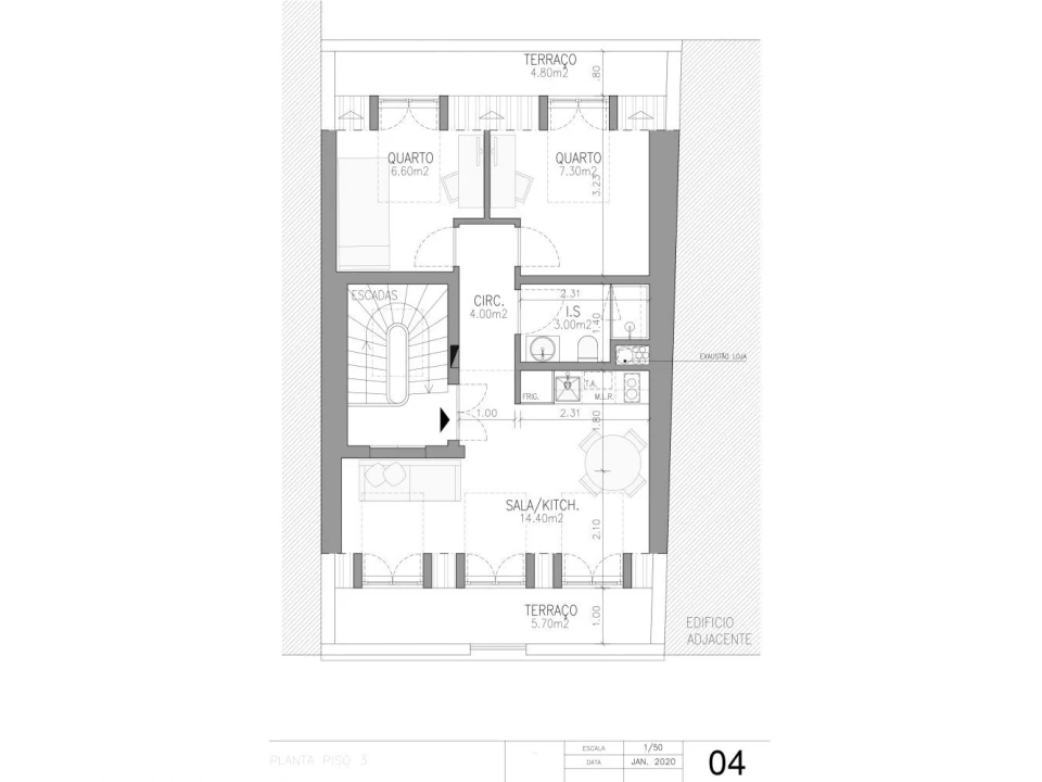 Apartamento T2 para Venda em São Vicente Foto 14