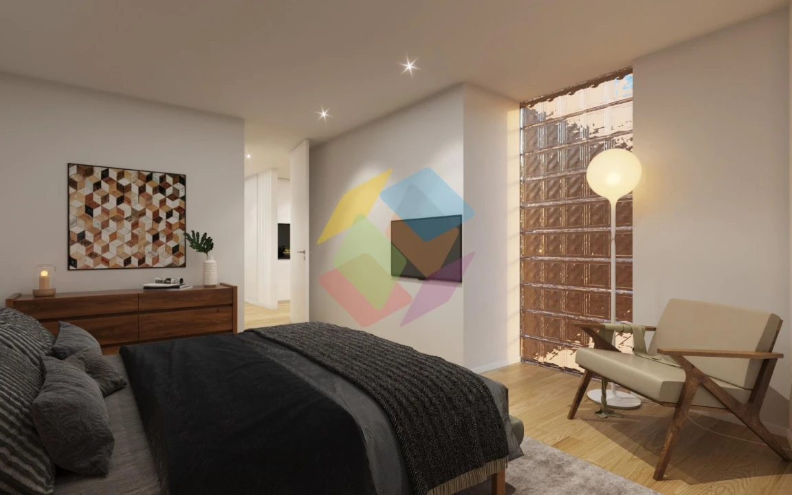 Apartamento T1 para Venda em Santa Maria de Lamas Foto 8