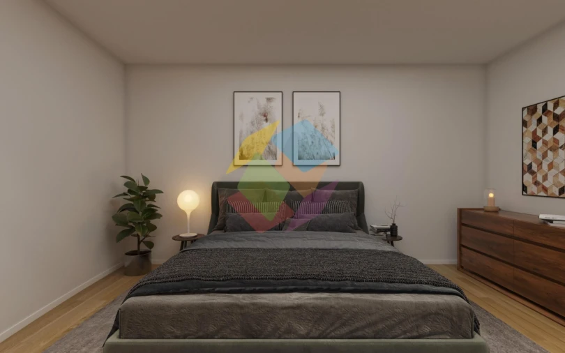 Apartamento T1 para Venda em Santa Maria de Lamas Foto 9