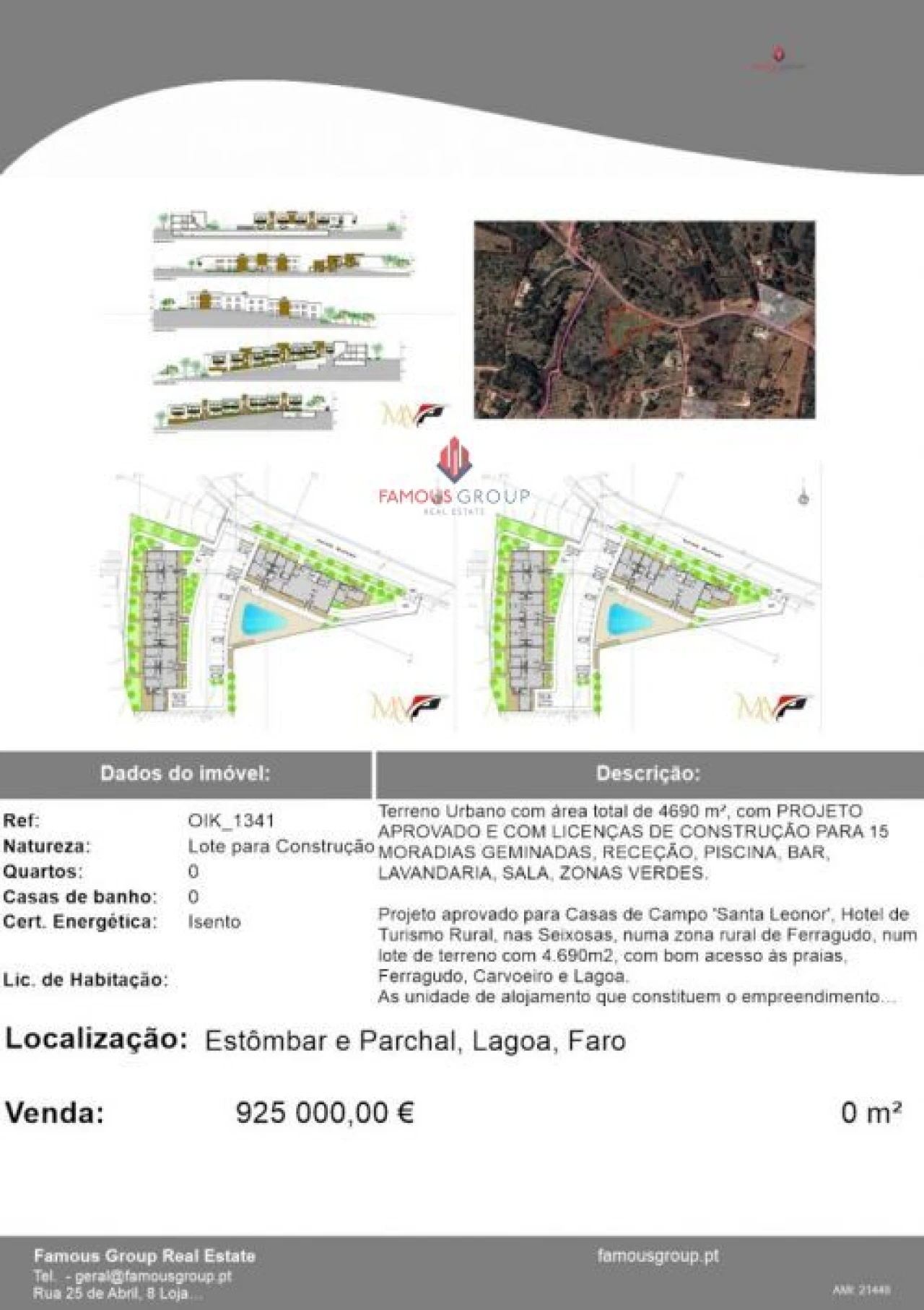 Terreno Agricola ou Rústico para Venda em Estômbar e Parchal Foto 6