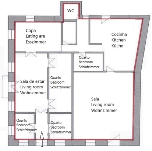 Quinta T3 para Venda em Lobrigos (São Miguel e São João Baptista) e Sanhoane Planta 1