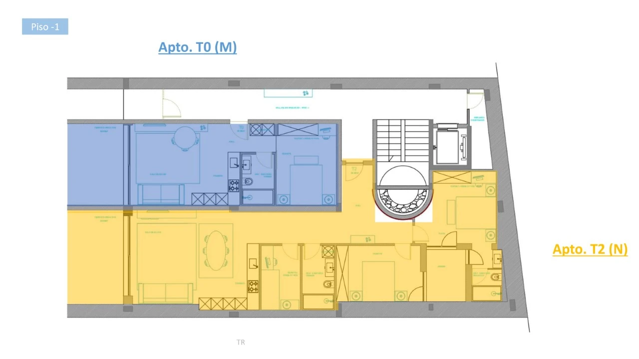 Apartamento T2 para Venda em São Vicente (Braga) Planta 4