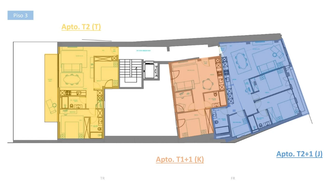 Apartamento T2 para Venda em São Vicente (Braga) Planta 6