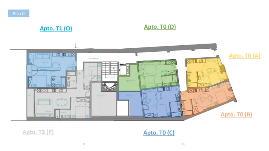 Apartamento T2 para Venda em São Vicente (Braga) Planta 1