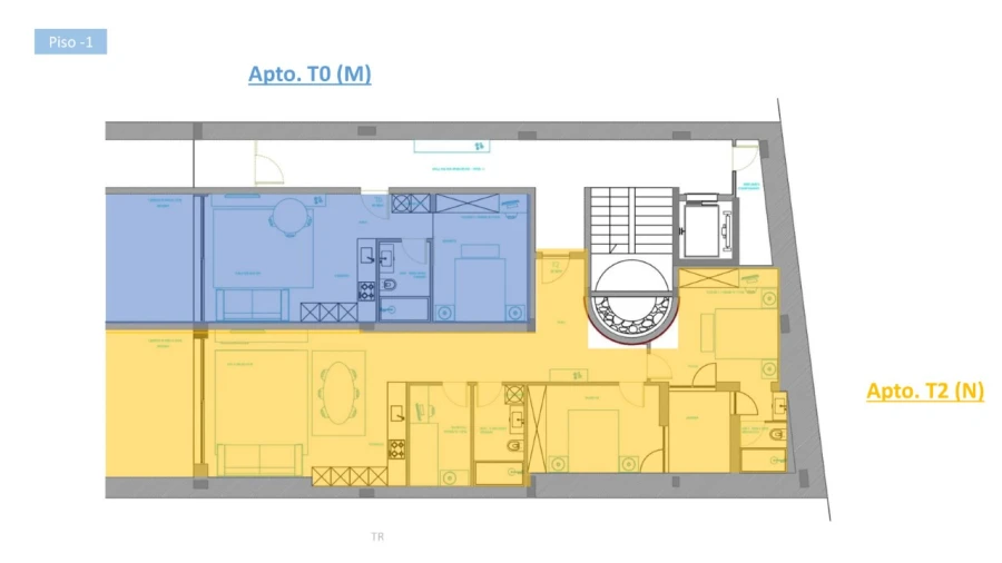 Apartamento T2 para Venda em São Vicente (Braga) Planta 4