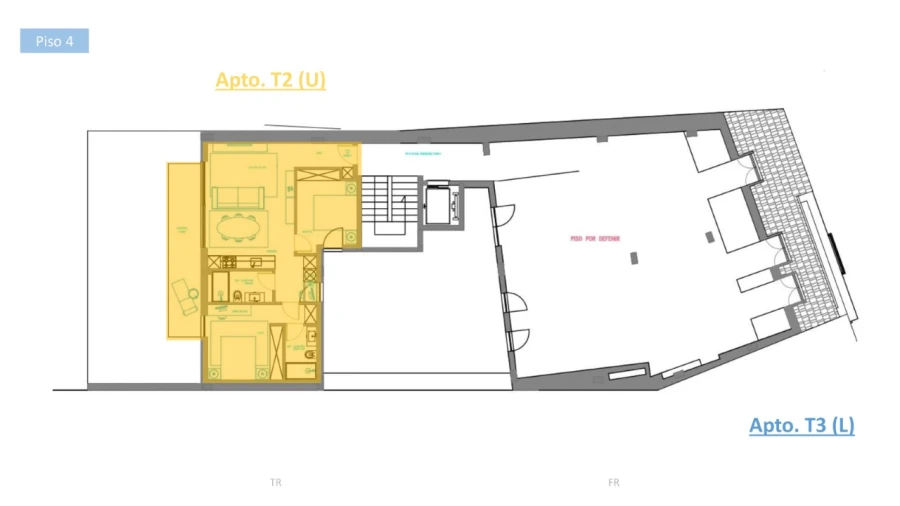 Apartamento T2 para Venda em São Vicente (Braga) Planta 8