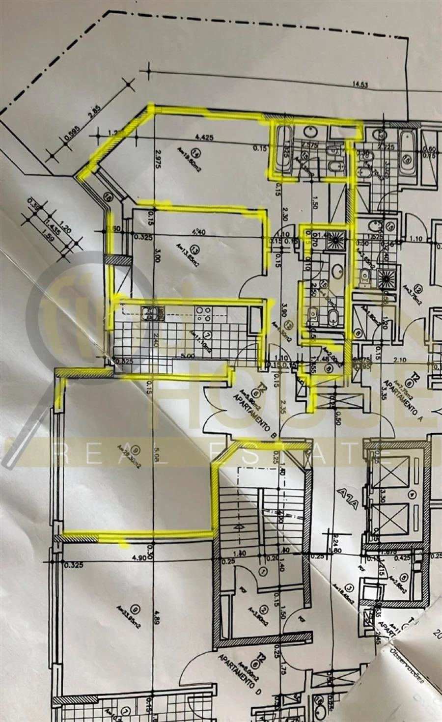 Apartamento T2 para Venda em Campolide Planta 1