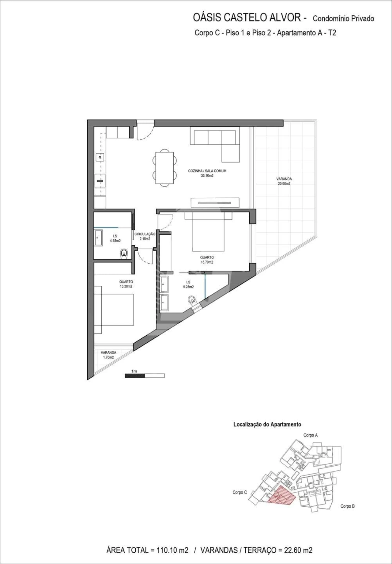 Apartamento T2 para Venda em Alvor Foto 17