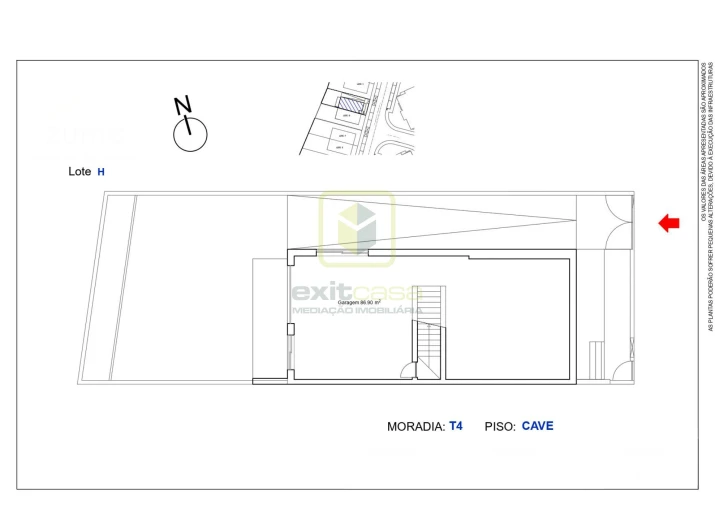 Moradia T4 para Venda em Tavarede Planta 4