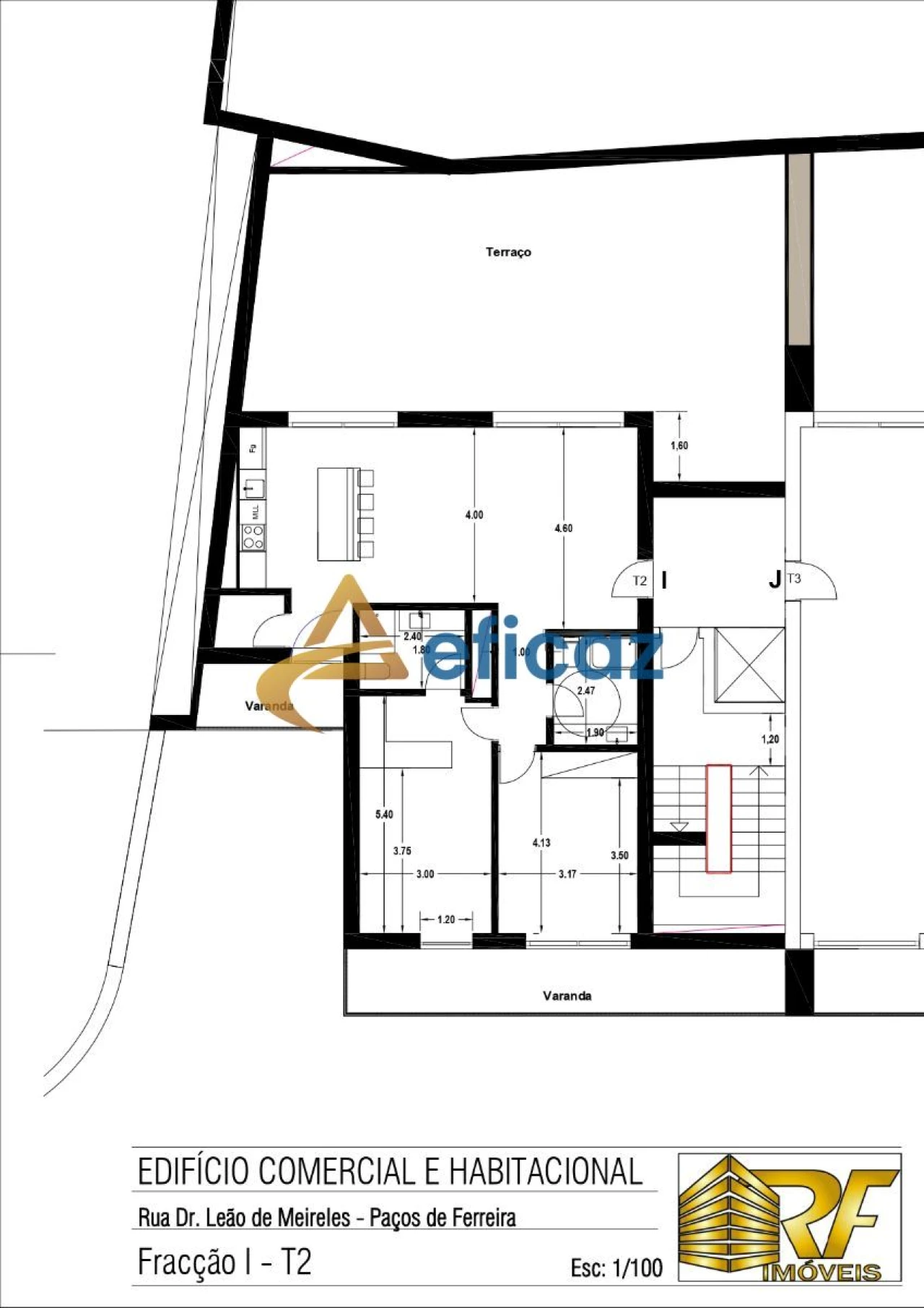 Apartamento T2 para Venda em Carvalhosa Foto 9