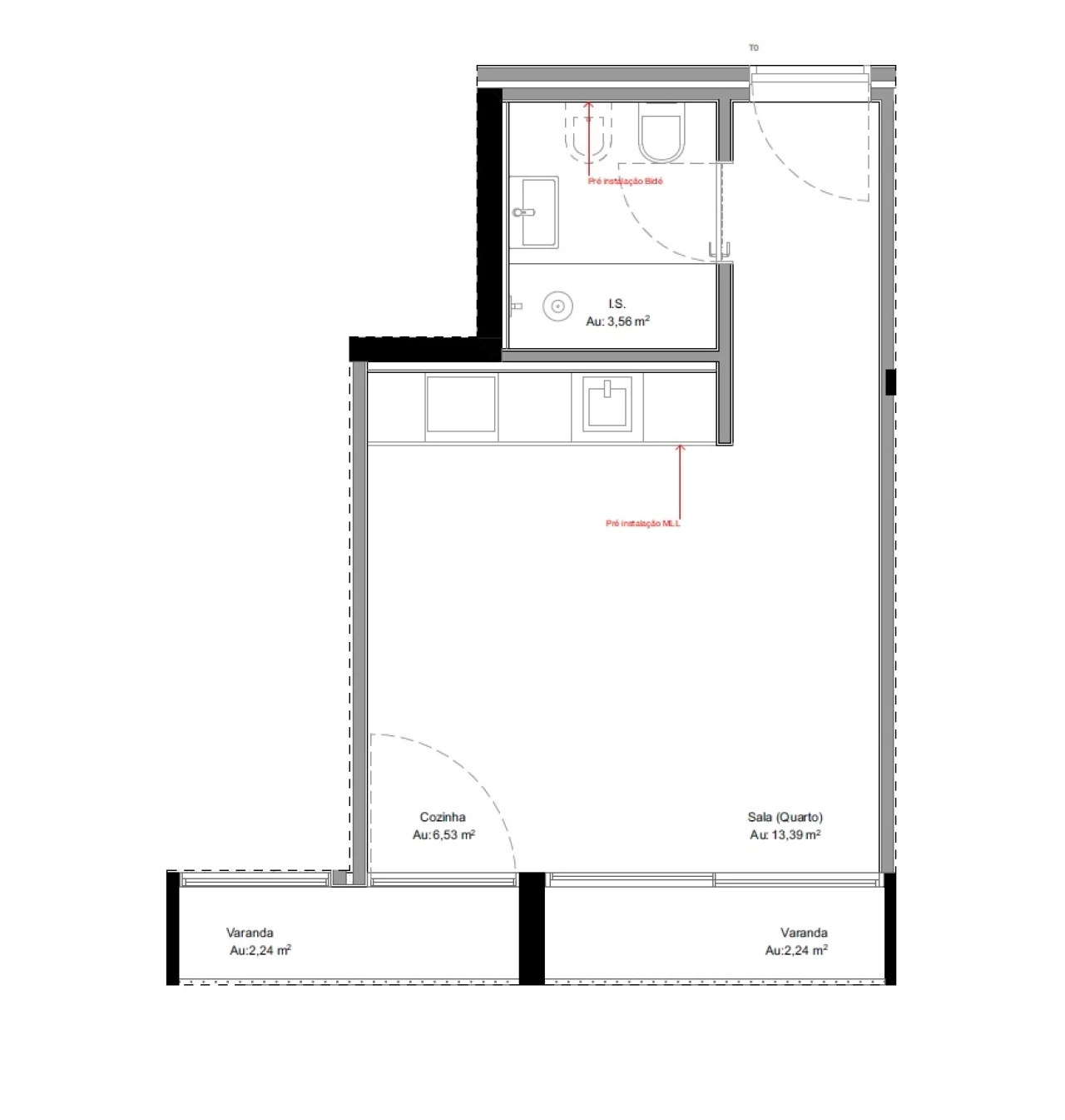 Apartamento T0 para Venda em Vila do Conde Foto 2