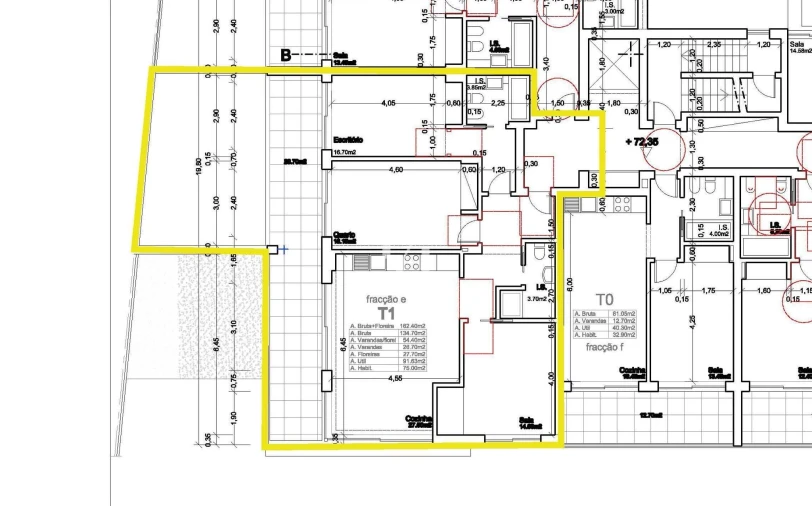 Apartamento T3 para Venda em Albufeira e Olhos de Água Planta 1