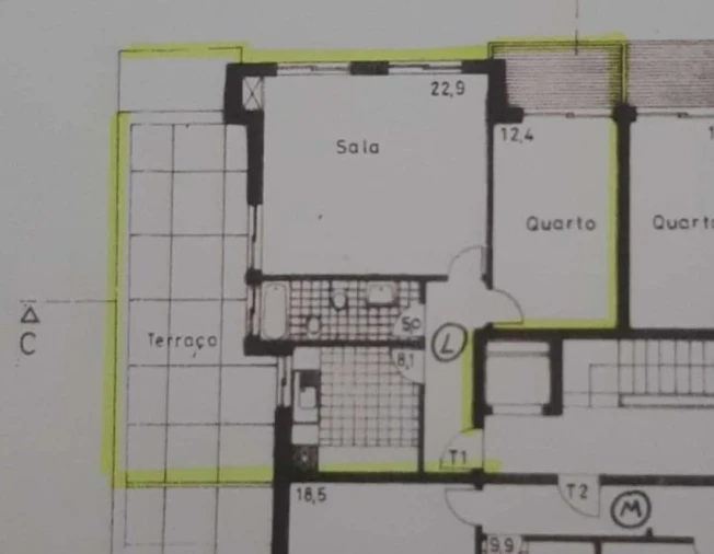 Apartamento T1 para Venda em Aver-O-Mar, Amorim e Terroso Planta 1