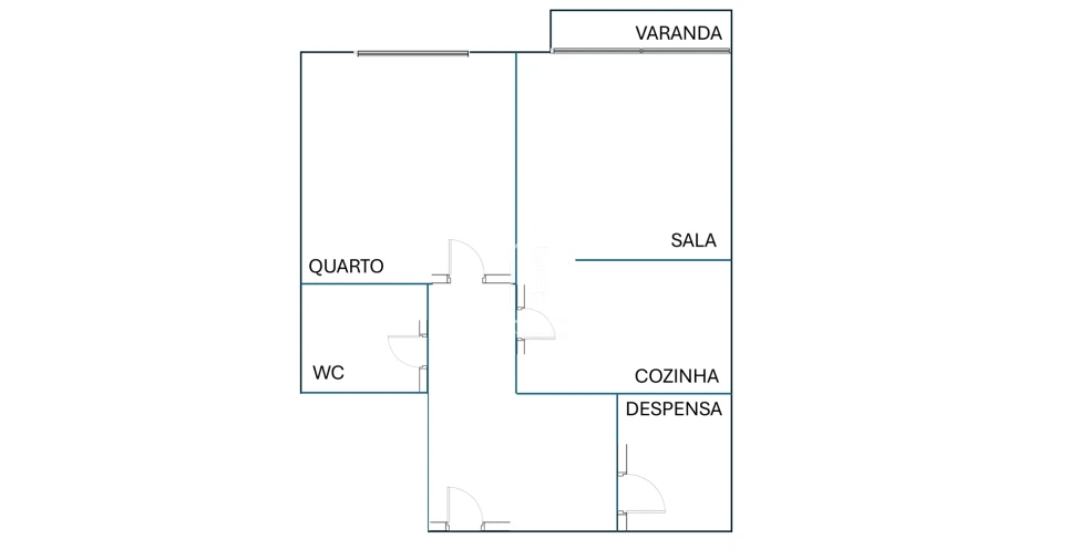 Apartamento T1 para Venda em Bonfim Planta 1