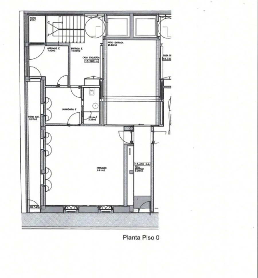 Moradia T3 para Arrendamento em Cascais e Estoril Planta 1
