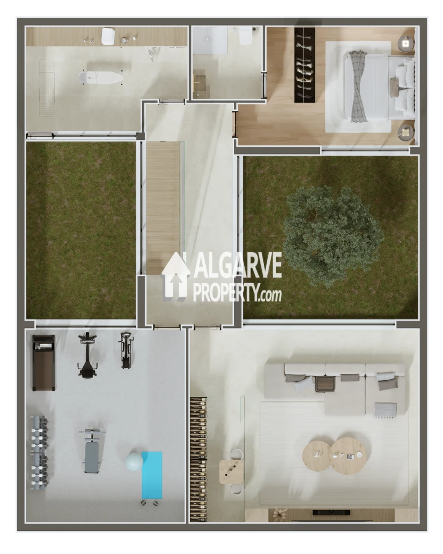 Moradia T4 para Venda em Quarteira Planta 2