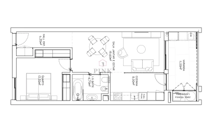 Apartamento T1 para Venda em São Martinho