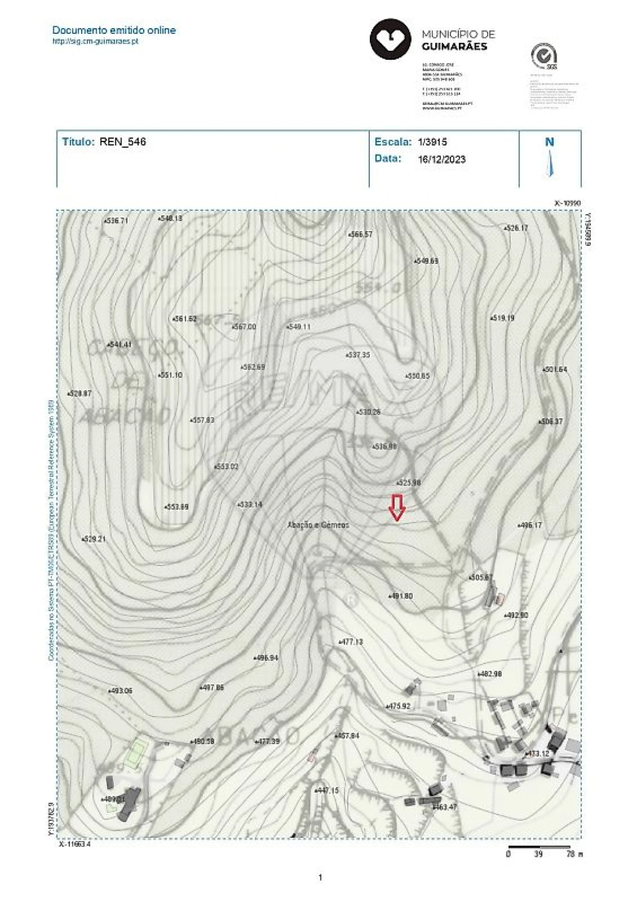 Terreno para Venda em Abação e Gémeos Foto 2