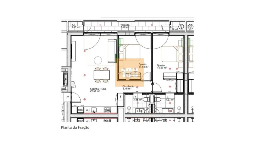 Apartamento T2 para Venda em Campanhã Foto 26