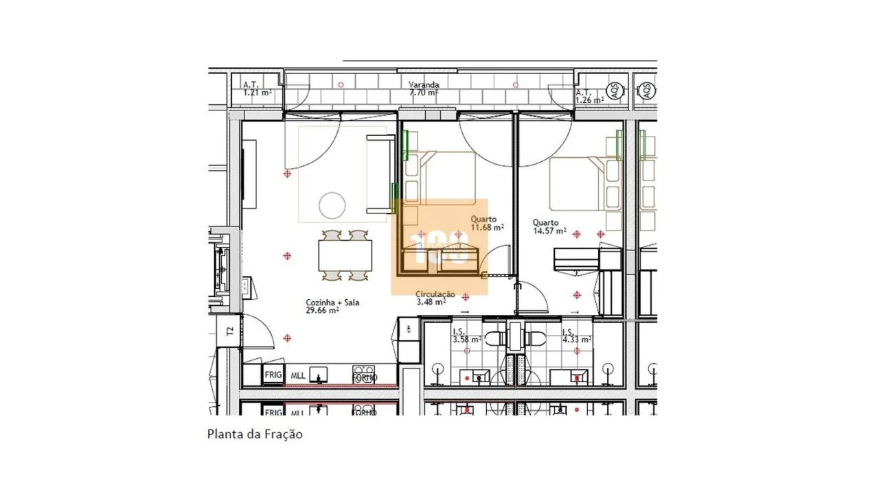 Apartamento T2 para Venda em Campanhã Foto 26