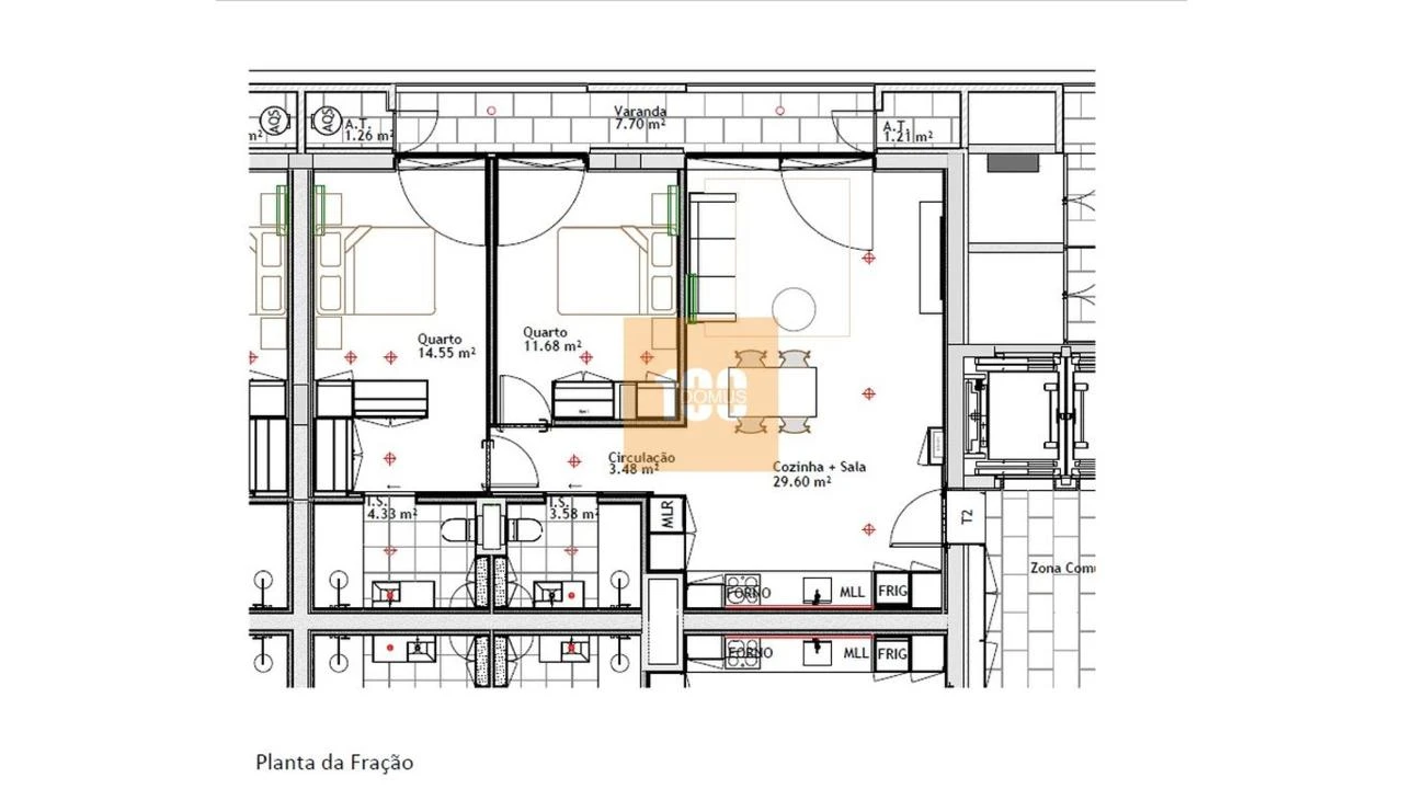 Apartamento T2 para Venda em Campanhã Foto 16