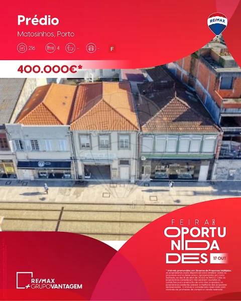 Prédio para Venda em Matosinhos e Leça da Palmeira