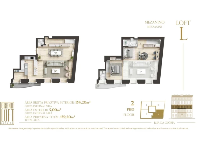 Apartamento T2 para Venda em Santo António Planta 1