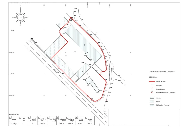 Moradia T6 para Venda em Santa Margarida da Coutada Planta 1