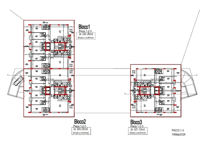 Apartamento T3 para Venda em Montijo e Afonsoeiro Planta 1