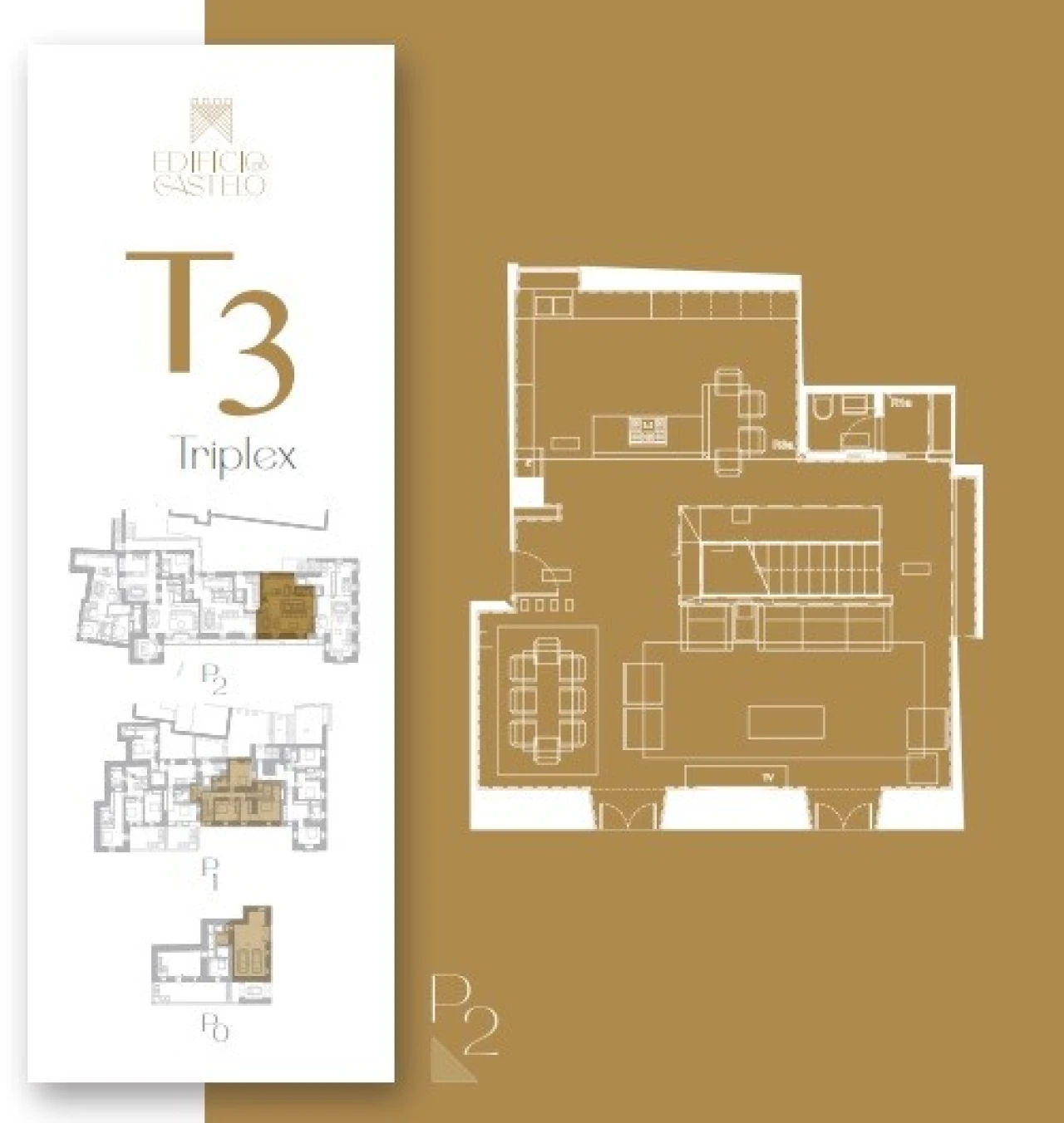 Apartamento T3 para Venda em Leiria, Pousos, Barreira e Cortes Planta 3
