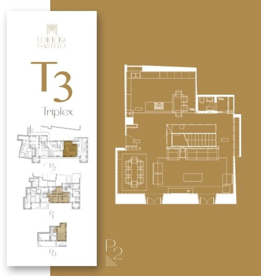 Apartamento T3 para Venda em Leiria, Pousos, Barreira e Cortes Planta 3