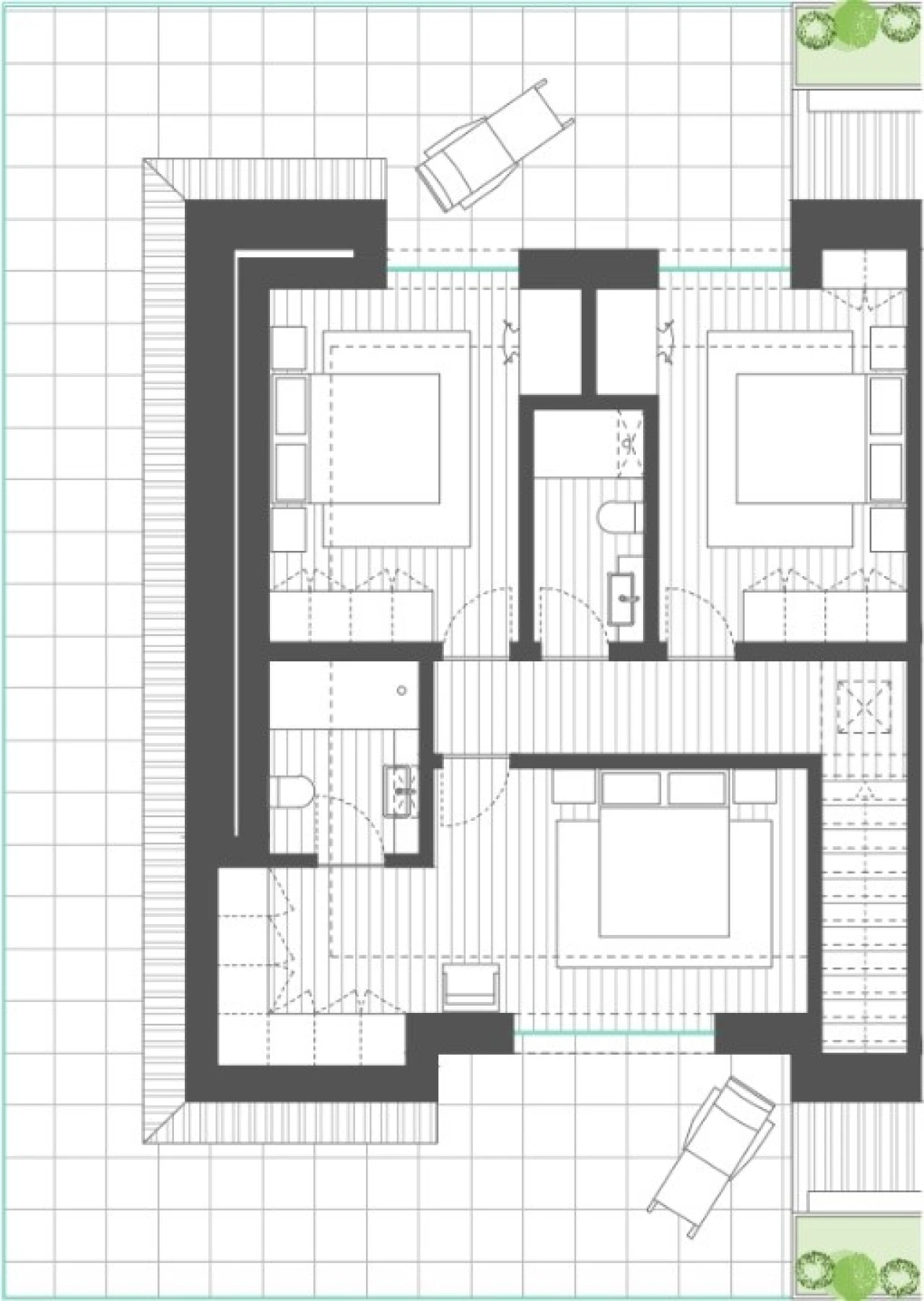 Apartamento T4 para Venda em Glória e Vera Cruz Planta 2