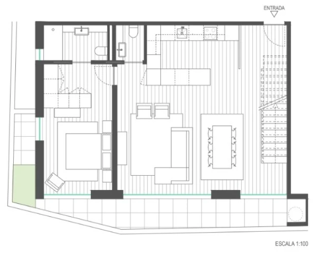 Apartamento T4 para Venda em Glória e Vera Cruz Planta 1