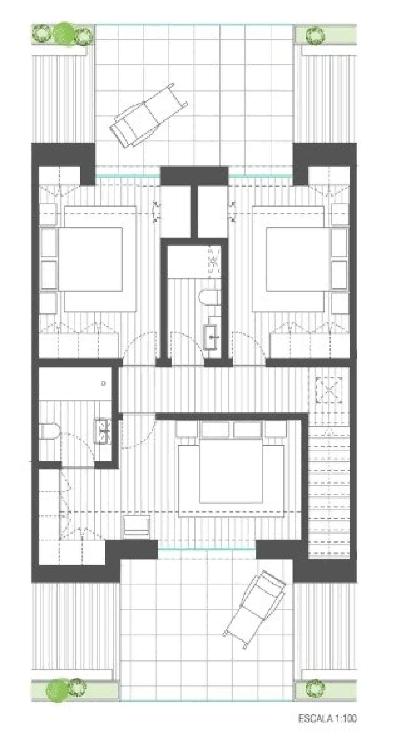Apartamento T3 para Venda em Glória e Vera Cruz Planta 2