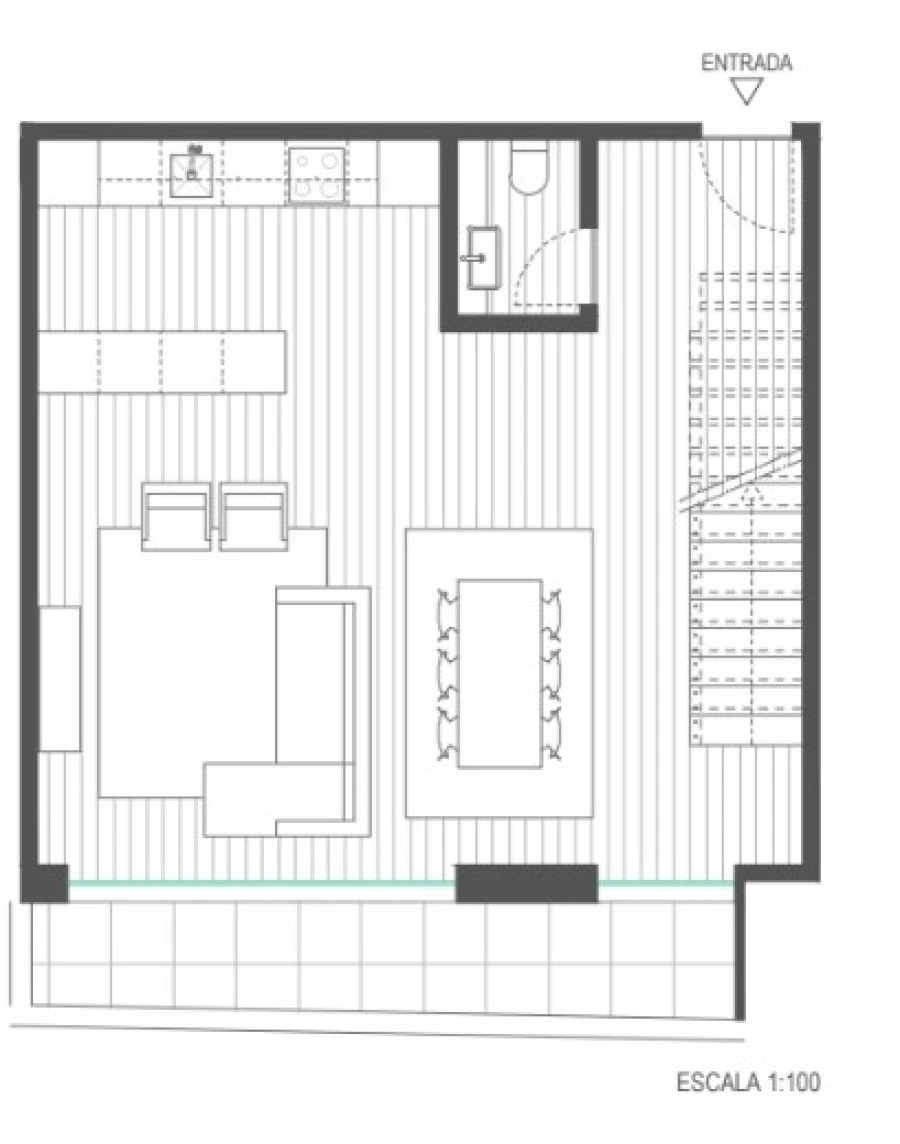 Apartamento T3 para Venda em Glória e Vera Cruz Planta 1