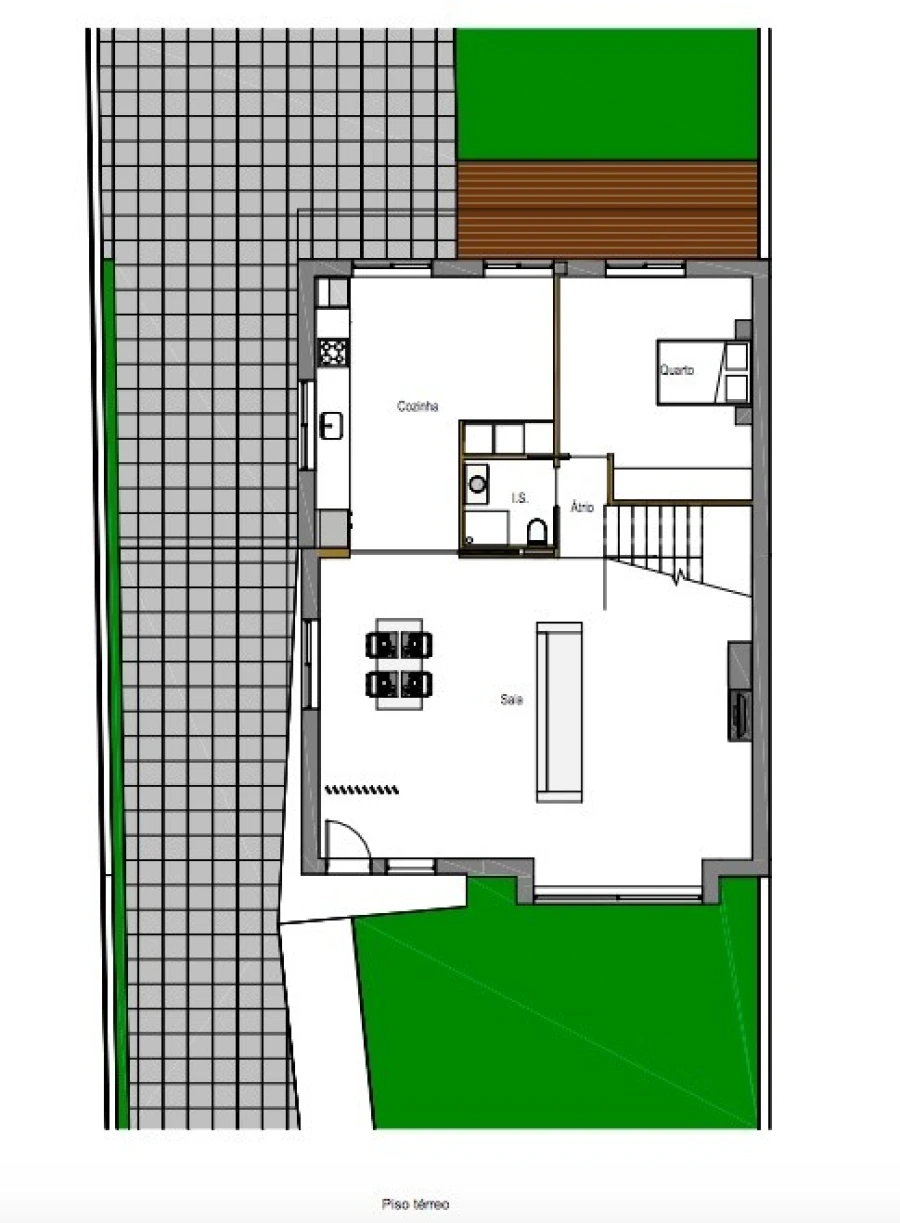 Moradia T4 para Venda em Aradas Planta 1