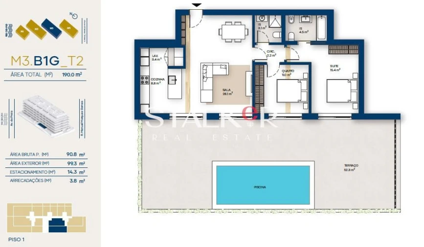 Apartamento T2 para Venda em Canidelo Foto 35