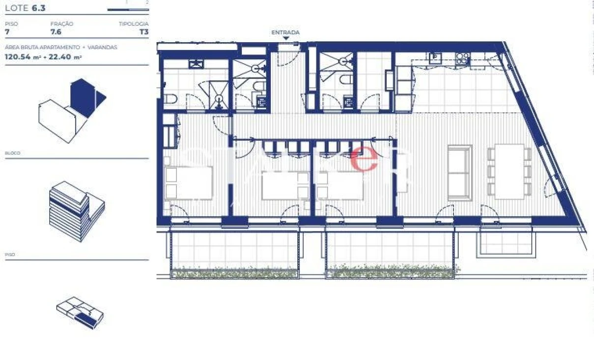 Apartamento T3 para Venda em Campanhã Foto 28