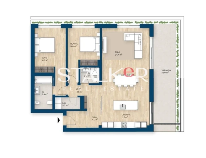 Apartamento T2 para Venda em Canidelo Foto 35