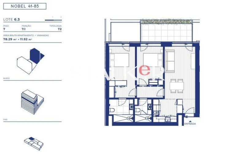 Apartamento T2 para Venda em Campanhã Foto 28