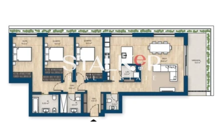 Apartamento T3 para Venda em Canidelo