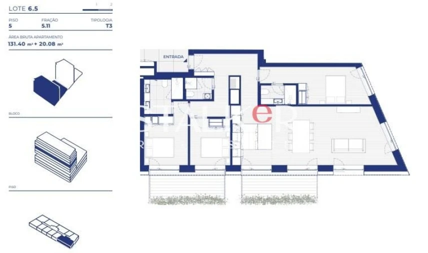 Apartamento T3 para Venda em Campanhã Foto 28