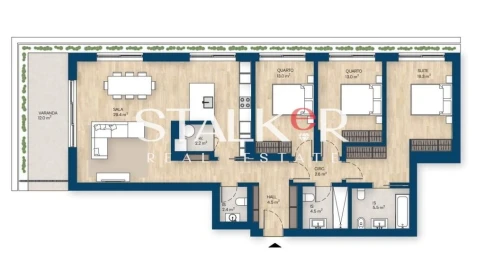 Apartamento T3 para Venda em Canidelo