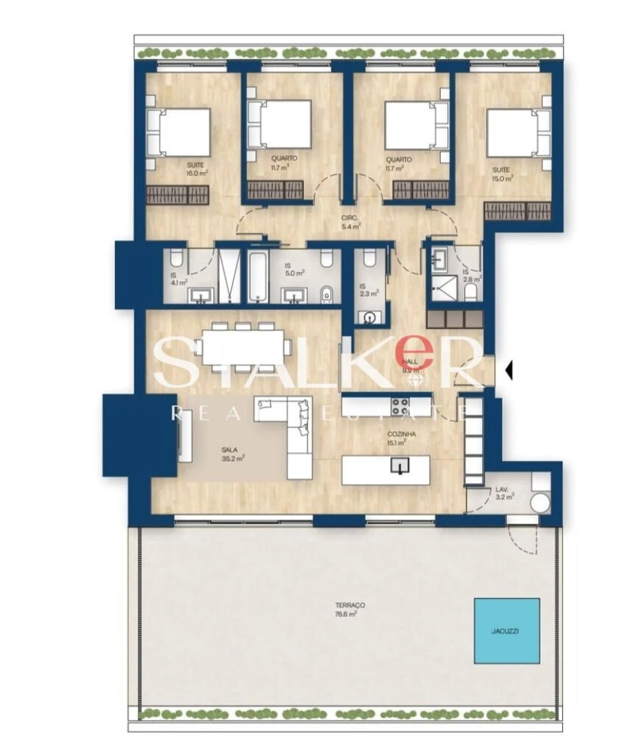 Apartamento T4 para Venda em Canidelo Foto 35
