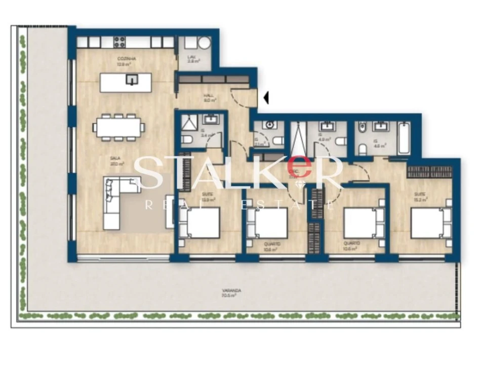 Apartamento T4 para Venda em Canidelo Foto 35