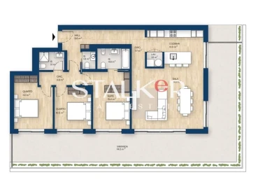 Apartamento T3 para Venda em Canidelo