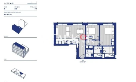 Apartamento T3 para Venda em Campanhã