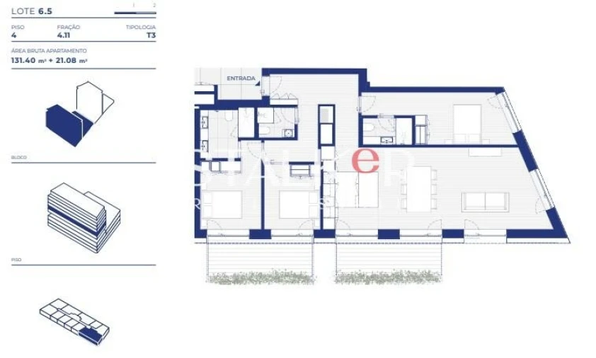 Apartamento T3 para Venda em Campanhã Foto 28