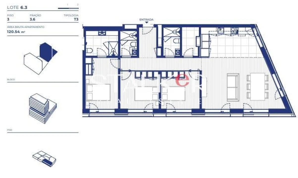 Apartamento T3 para Venda em Campanhã Foto 28